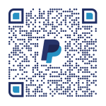 PayPal QR Code. Make a donation to AtWork! by scanning the QR code with your phone.