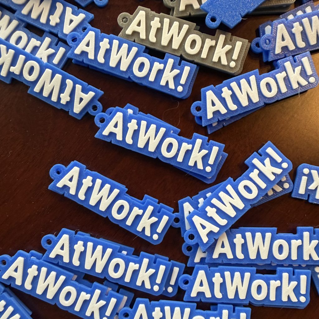 AtWork! Technology and Innovation Center Key Chains